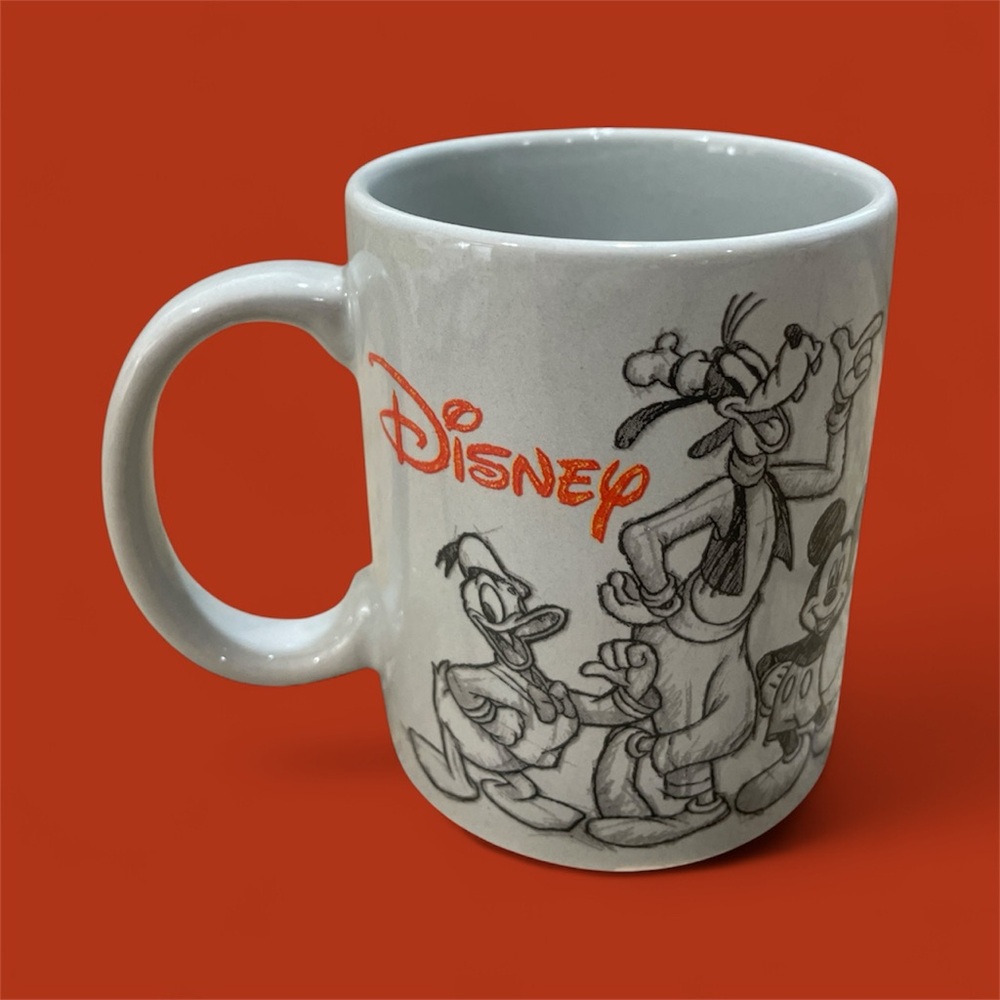Jerry Leigh Sketch Disney Character Mug in Gray and Orange. Never used. - Picture 2 of 6